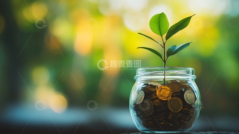 高清大图下载【趣麦麦图】推动绿色金融创新发展8