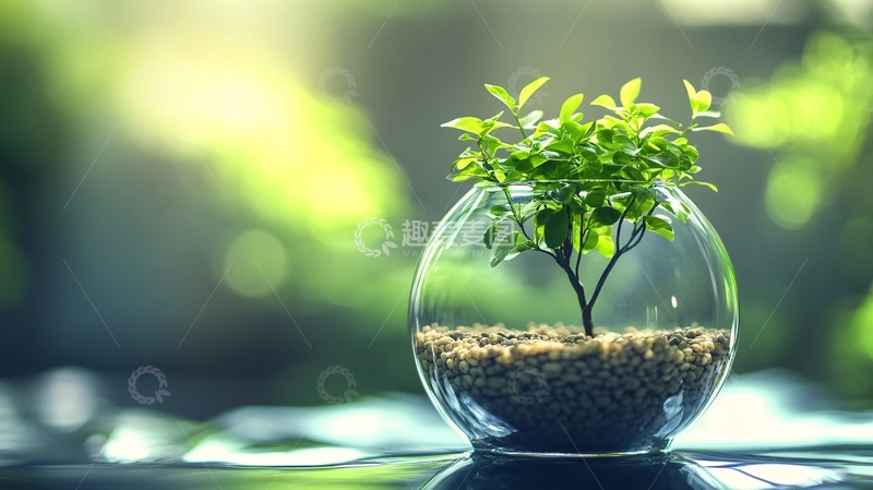 高清大图下载【趣麦麦图】桌面意境植物6