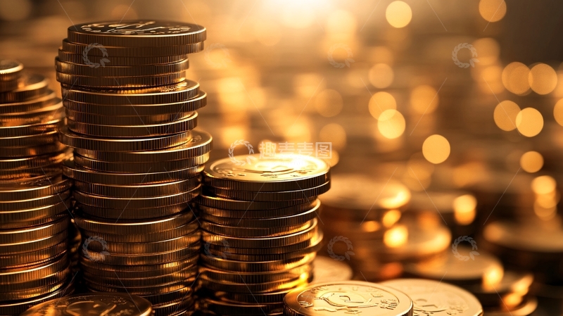 高清大图下载【趣麦麦图】金币金融投资理财4