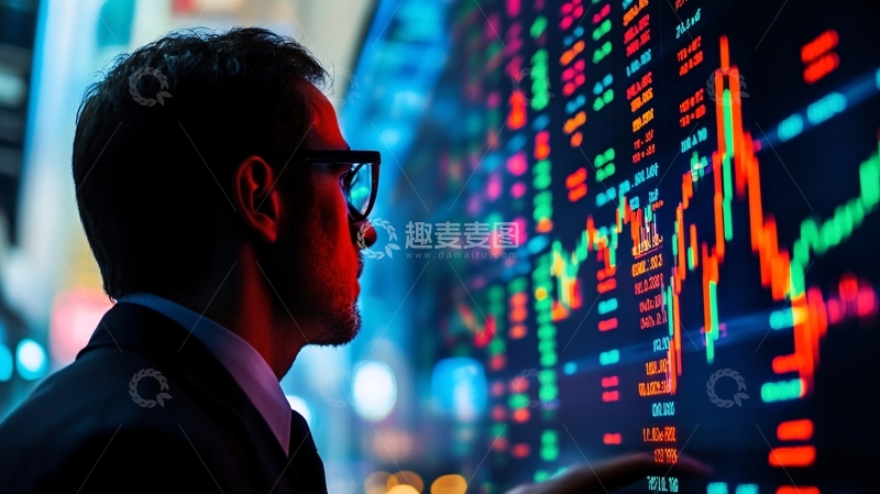 高清大图下载【趣麦麦图】股票交易场景7