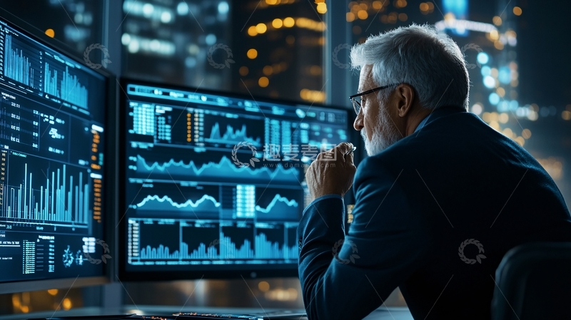 高清大图下载【趣麦麦图】股票交易员19