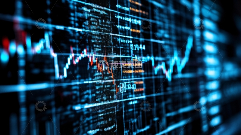 高清大图下载【趣麦麦图】股市线图