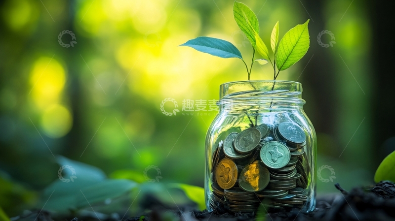 高清大图下载【趣麦麦图】推动绿色金融创新发展9