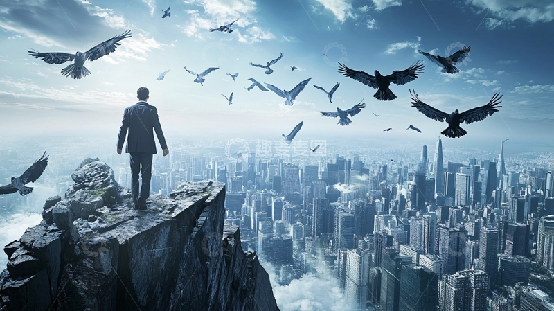 高清大图下载【趣麦麦图】企业理念意境图1