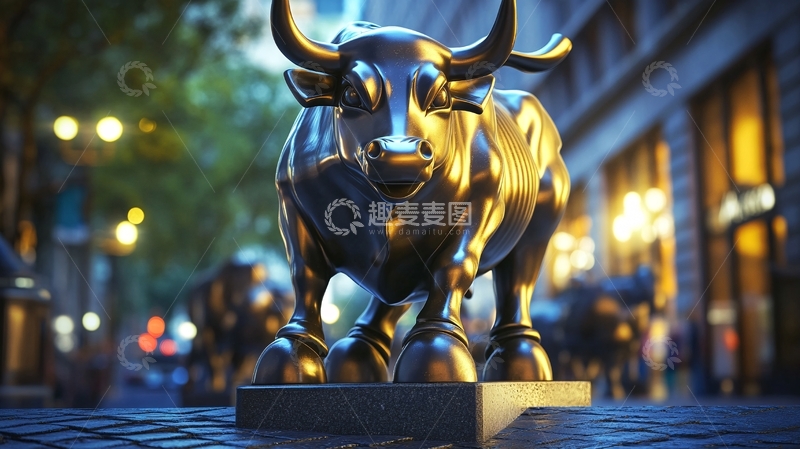 高清大图下载【趣麦麦图】华尔街铜牛16