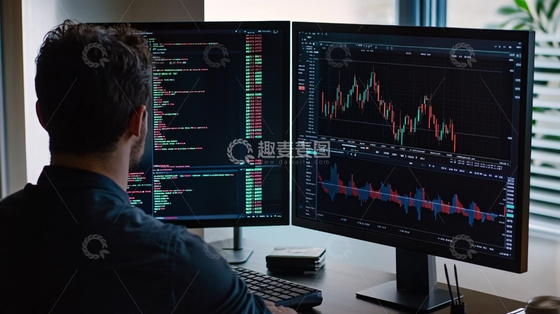 高清大图下载【趣麦麦图】股票交易场景10