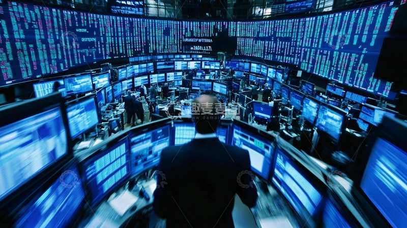 高清大图下载【趣麦麦图】股票交易场景9