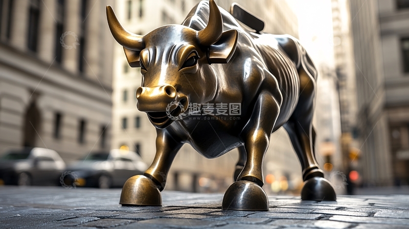 高清大图下载【趣麦麦图】华尔街铜牛14