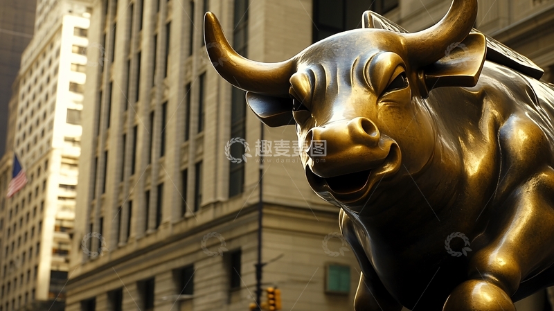 高清大图下载【趣麦麦图】华尔街铜牛13