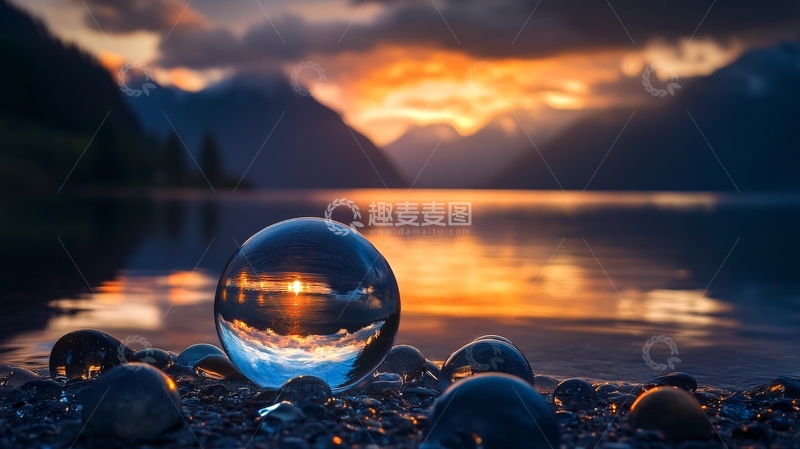 高清大图下载【趣麦麦图】水晶球风景3