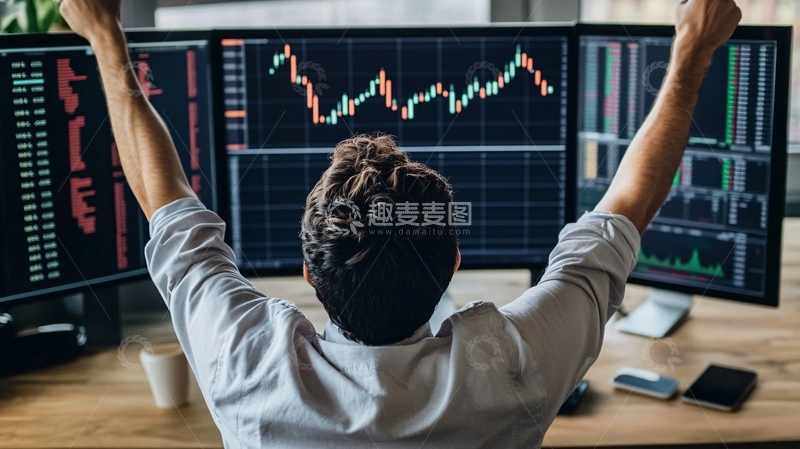 高清大图下载【趣麦麦图】股票交易员23