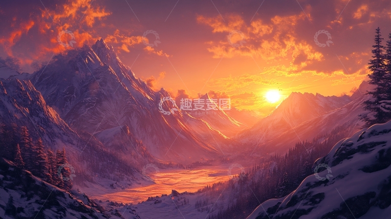 高清大图下载【趣麦麦图】宽屏风景画116