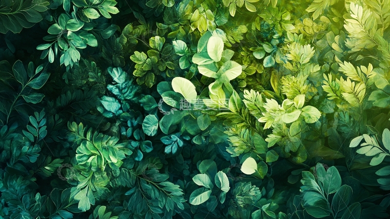 高清大图下载【趣麦麦图】高清植物喷绘背景1