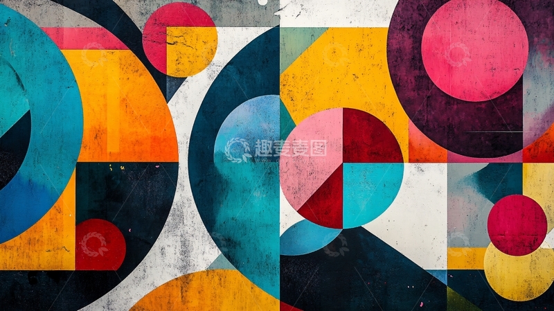 高清大图下载【趣麦麦图】圆圈圆饼墙纸7
