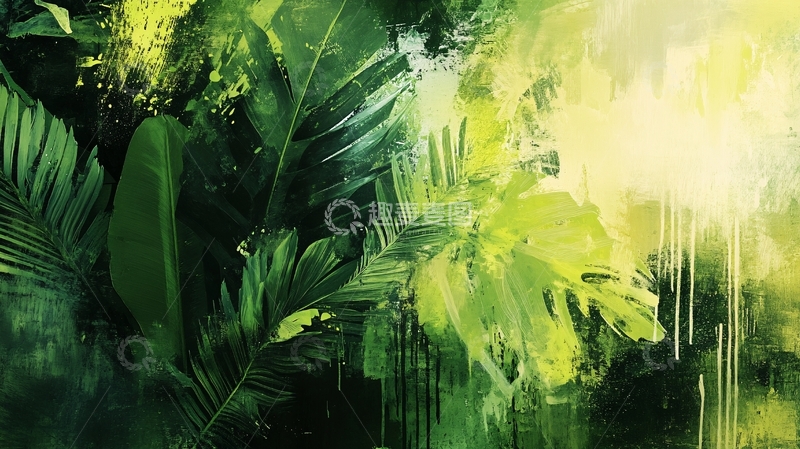 高清大图下载【趣麦麦图】热带雨林艺术