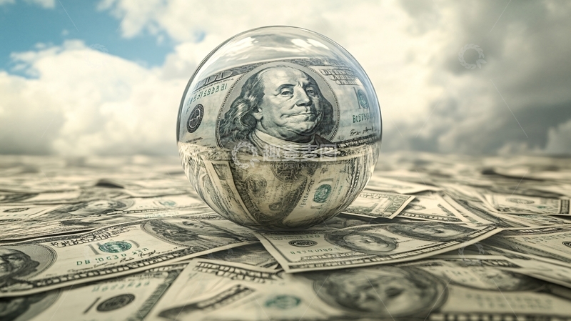 高清大图下载【趣麦麦图】财富创意钱财美金股市17