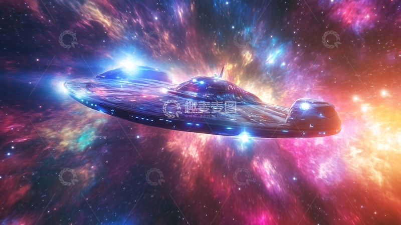 高清大图下载【趣麦麦图】超光速飞船4