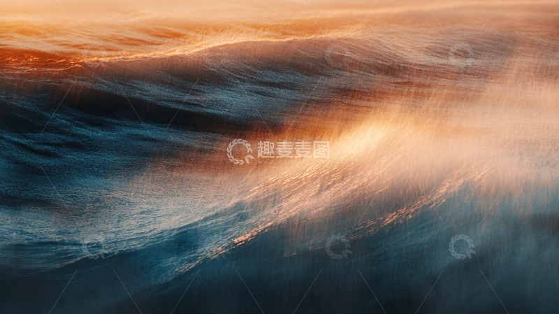 高清大图下载【趣麦麦图】抽象湖面流动背景