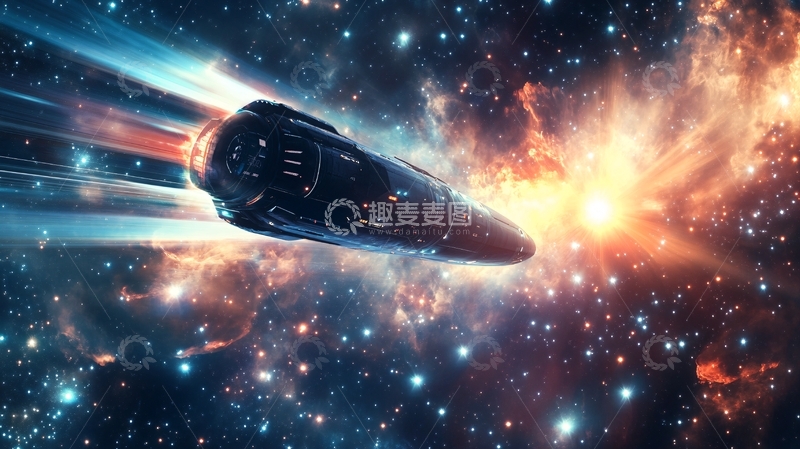 高清大图下载【趣麦麦图】超光速飞船5