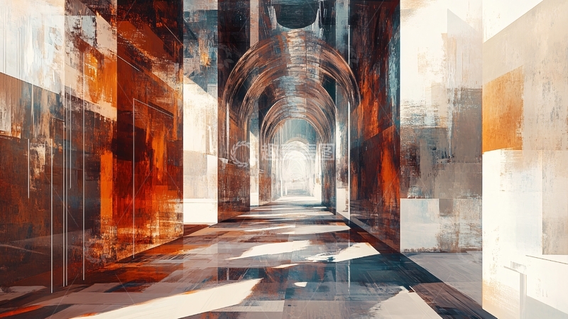 高清大图下载【趣麦麦图】镜面迷宫