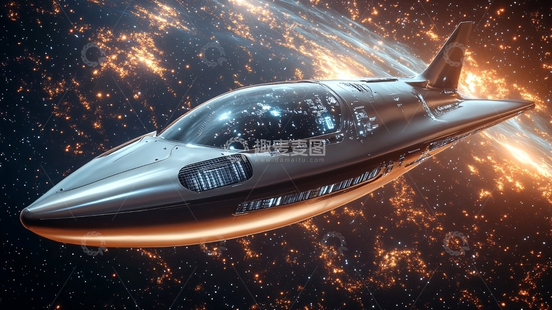 高清大图下载【趣麦麦图】超光速飞船8