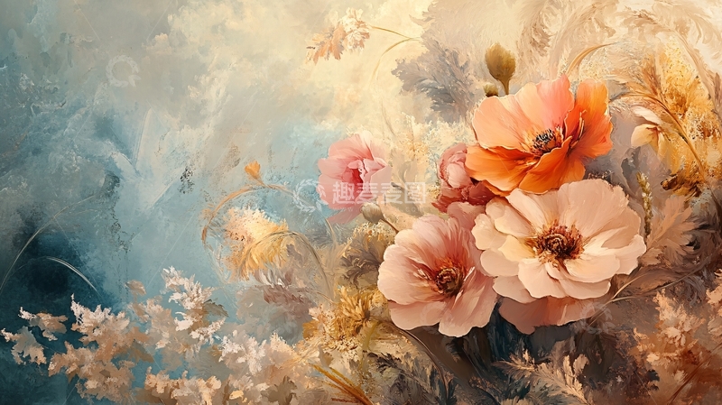 高清大图下载【趣麦麦图】炫彩花朵壁纸26