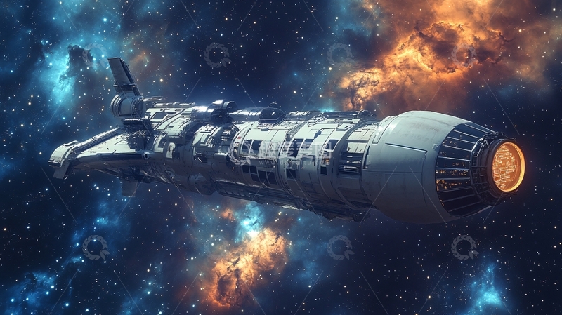 高清大图下载【趣麦麦图】星际飞艇