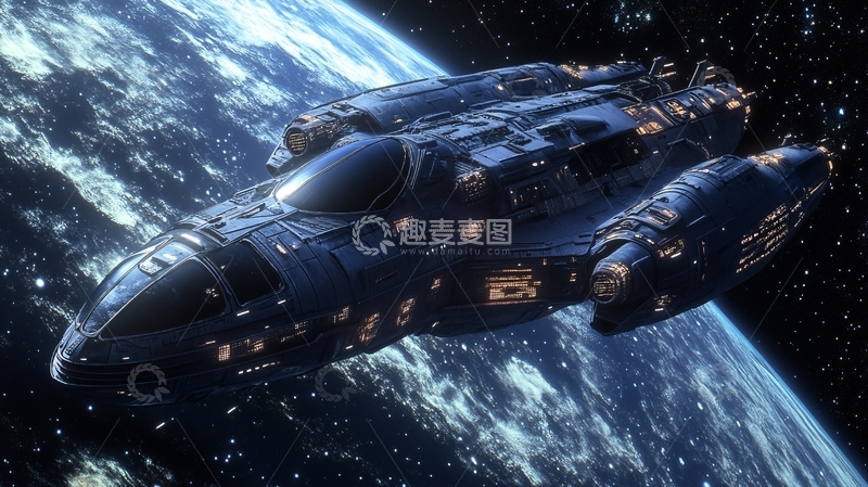 高清大图下载【趣麦麦图】宇宙飞船壁纸23