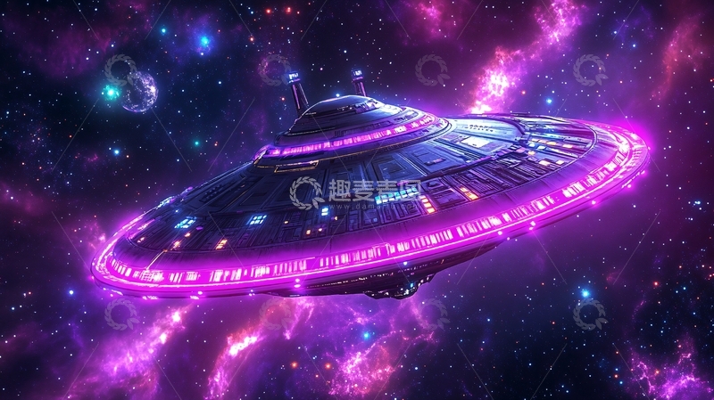高清大图下载【趣麦麦图】科幻飞碟4