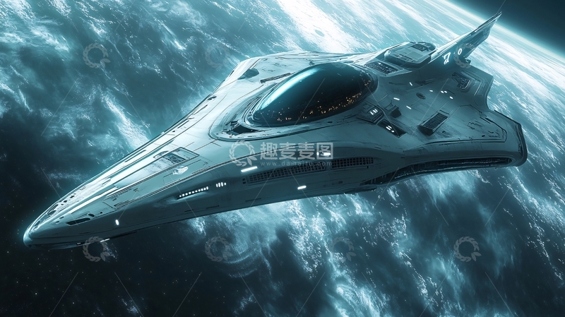 高清大图下载【趣麦麦图】超光速飞船9
