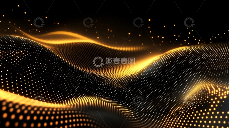 高清大图下载【趣麦麦图】金色科技3