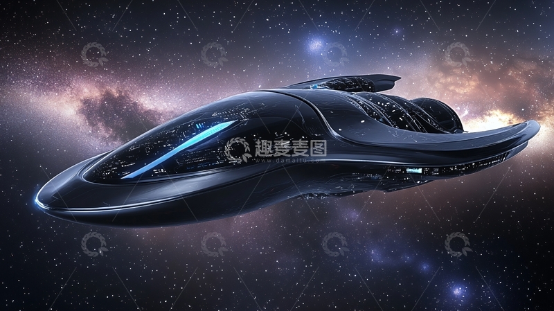 高清大图下载【趣麦麦图】超光速飞船10