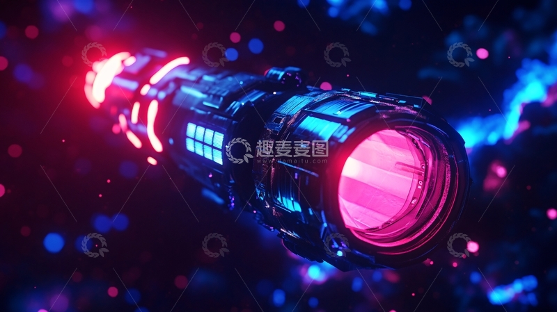 高清大图下载【趣麦麦图】科幻灯效