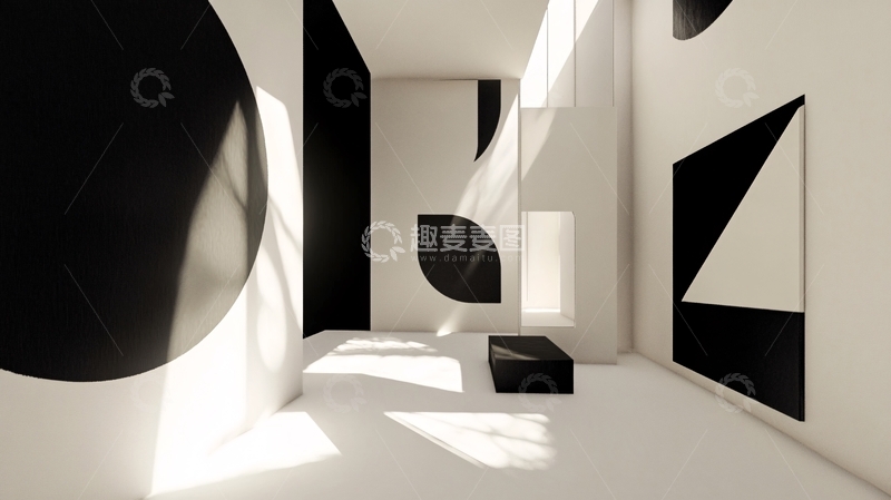 高清大图下载【趣麦麦图】展厅逆光1