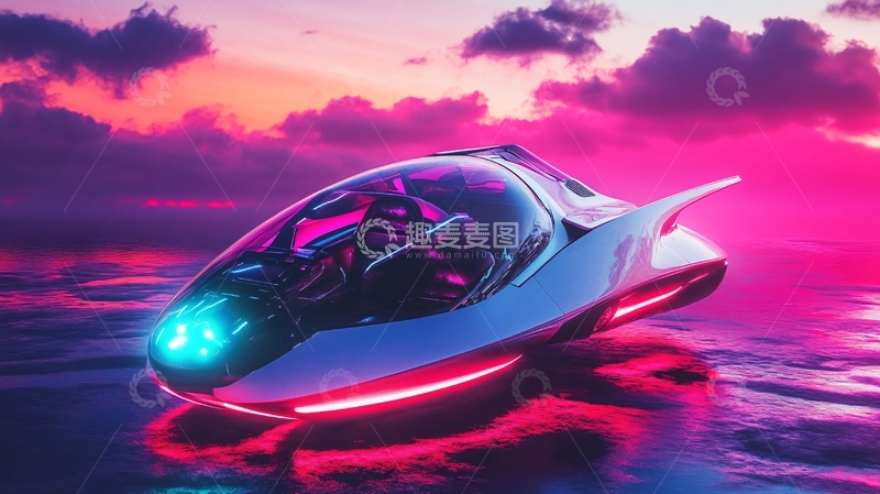 高清大图下载【趣麦麦图】科幻交通工具6