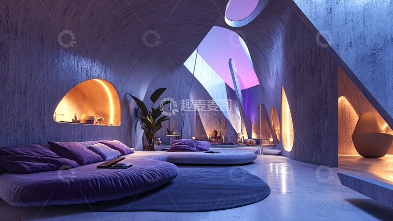 高清大图下载【趣麦麦图】异形客房