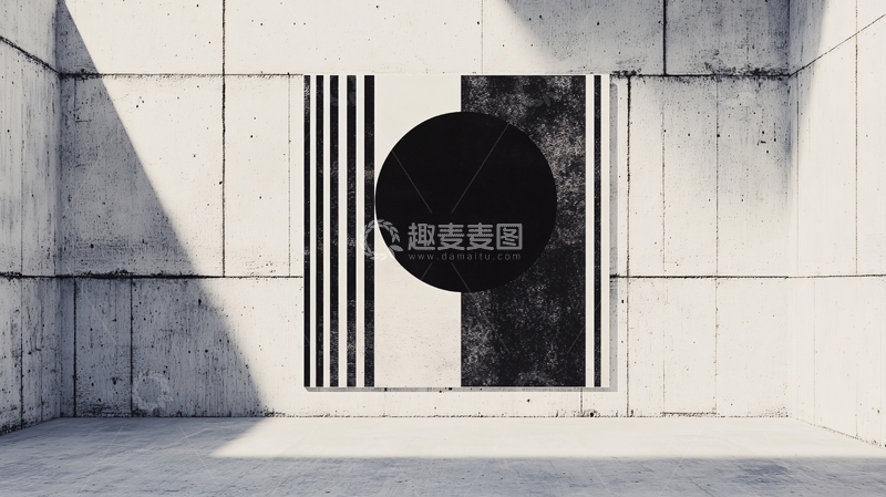 高清大图下载【趣麦麦图】墙面黑洞