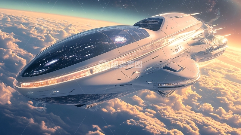 高清大图下载【趣麦麦图】超光速飞船19