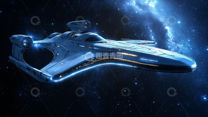 高清大图下载【趣麦麦图】超光速飞船20