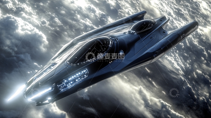 高清大图下载【趣麦麦图】超光速飞船17