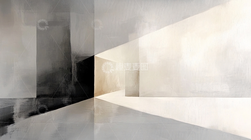 高清大图下载【趣麦麦图】唯美墙面光影4