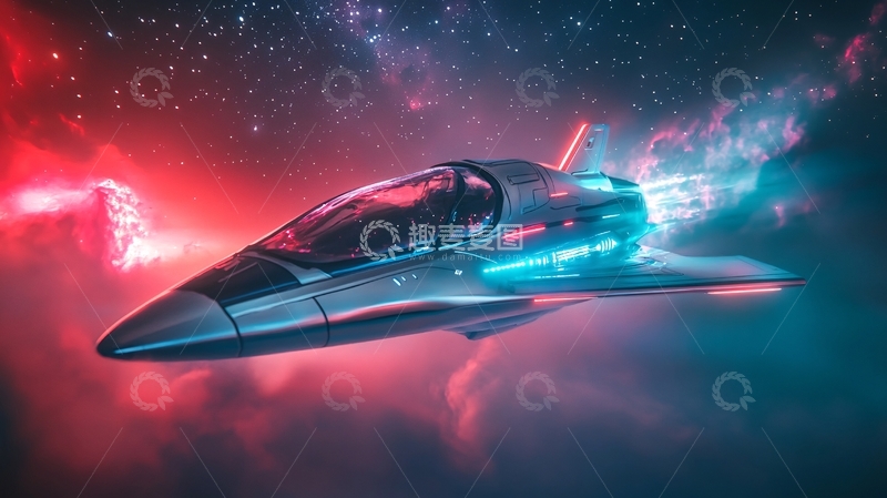 高清大图下载【趣麦麦图】宇宙飞船幻想