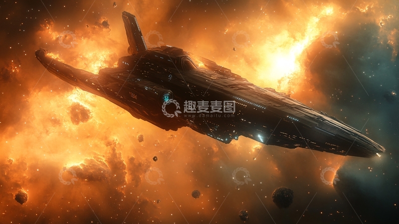 高清大图下载【趣麦麦图】宇宙飞船壁纸36