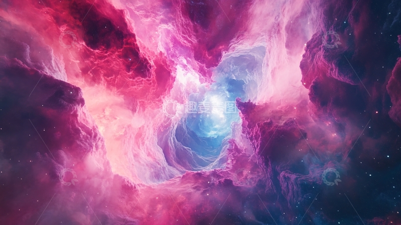 高清大图下载【趣麦麦图】星宙天文玫瑰星云4