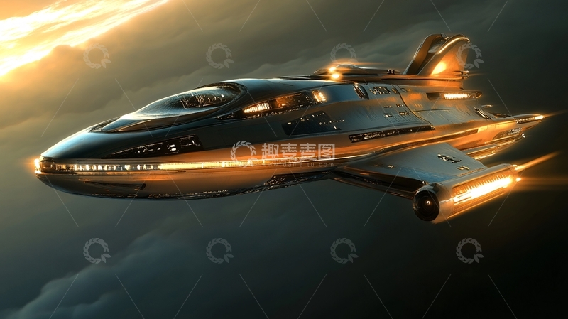 高清大图下载【趣麦麦图】科幻交通工具7