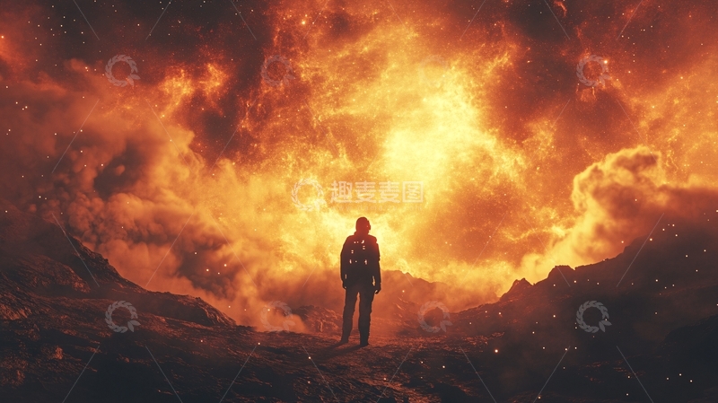 高清大图下载【趣麦麦图】星云与人类3