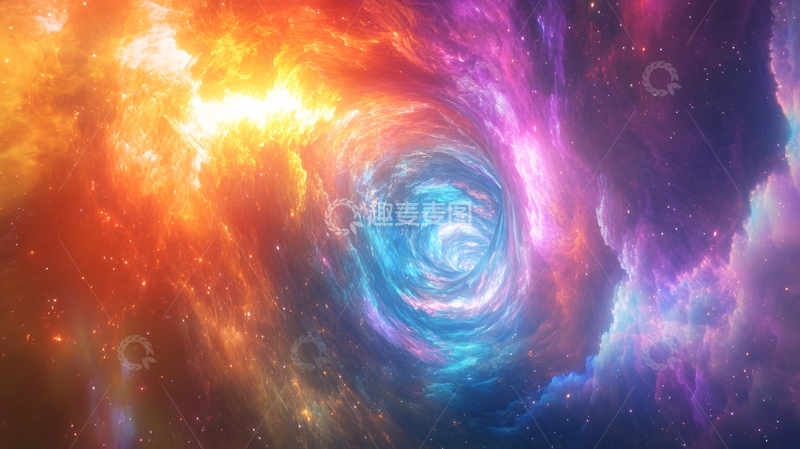 高清大图下载【趣麦麦图】宇宙漩涡会议背景52