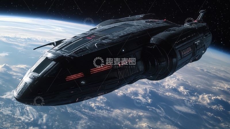 高清大图下载【趣麦麦图】超光速飞船18