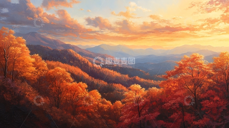 高清大图下载【趣麦麦图】风景厚涂14