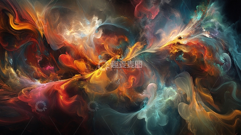 高清大图下载【趣麦麦图】炫丽的梦幻流体画2